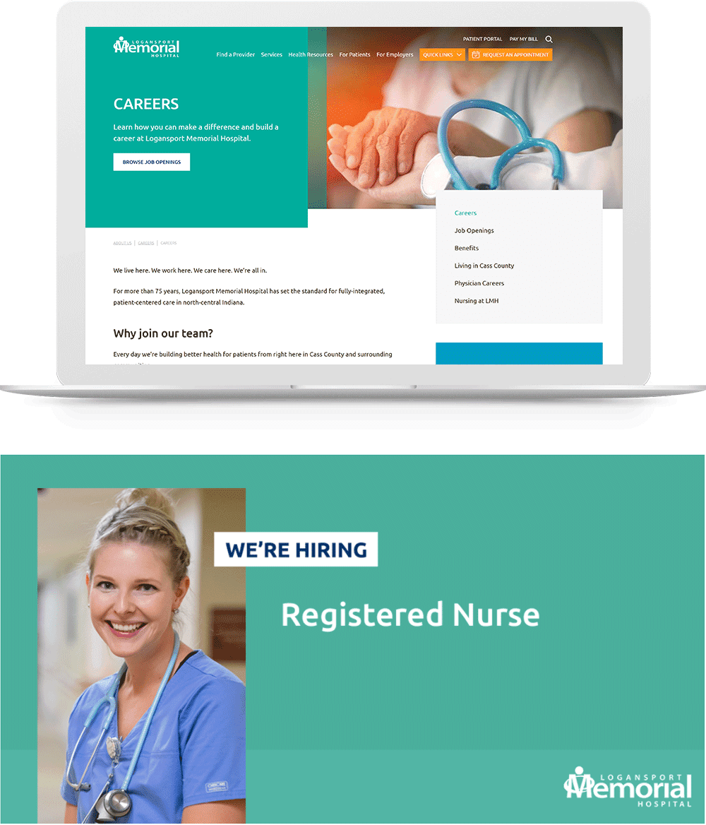 Logansport Memorial Hospital HR/Recruiting Marketing Award Winner