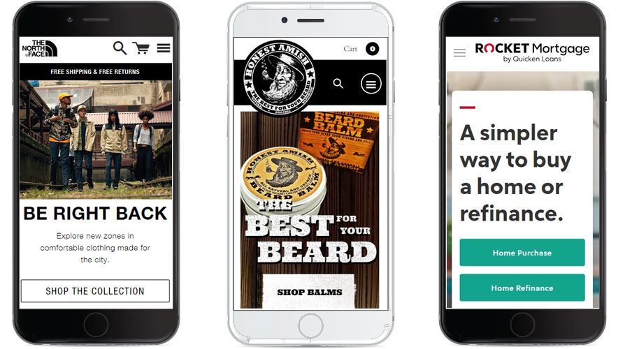 Unique and branded web design examples