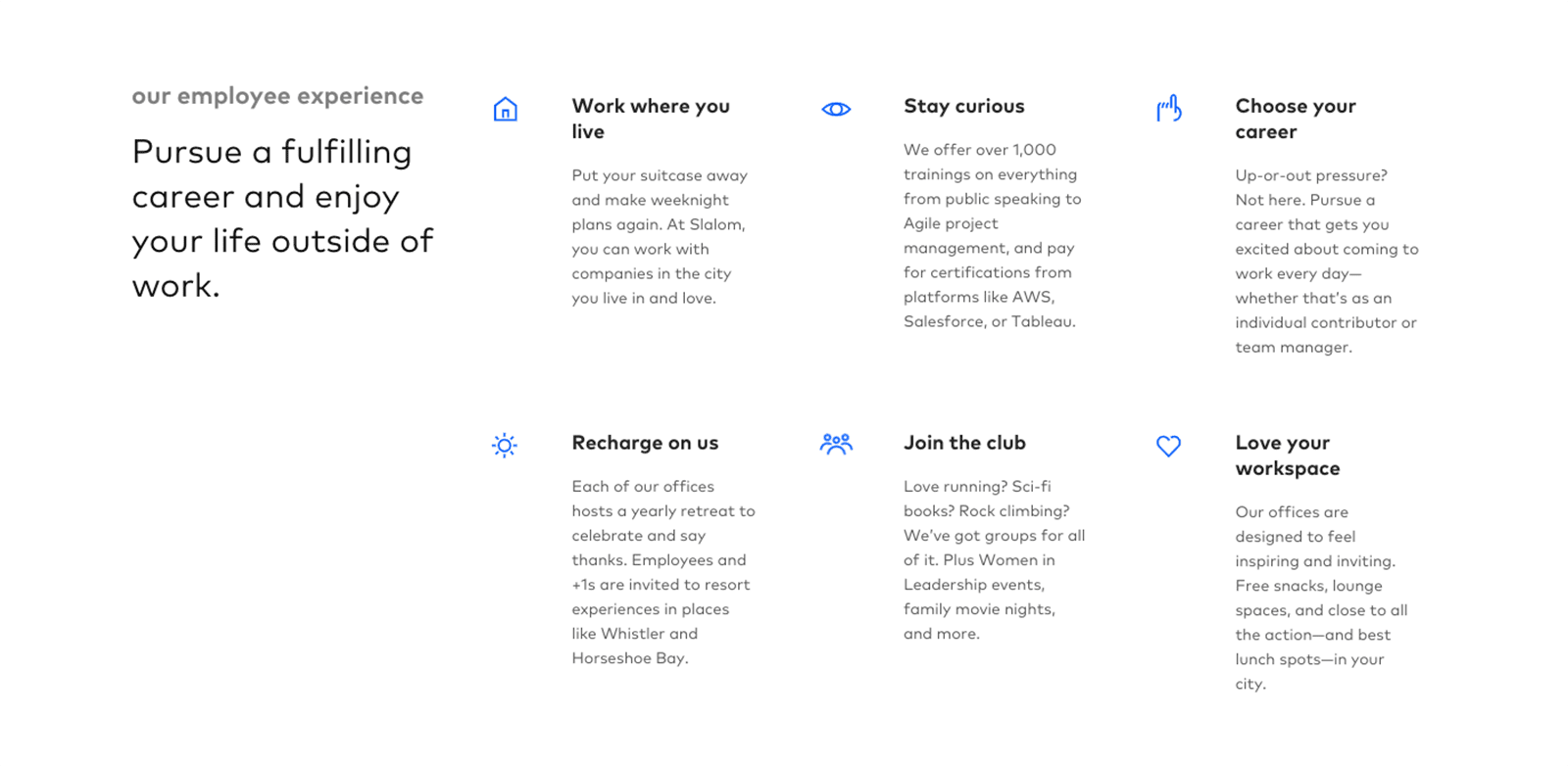 Slalom’s careers website