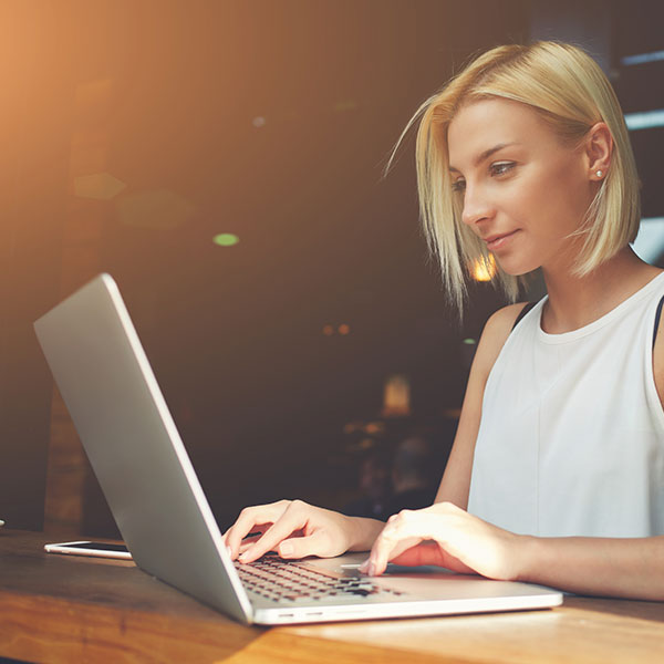 content marketer doing website audit