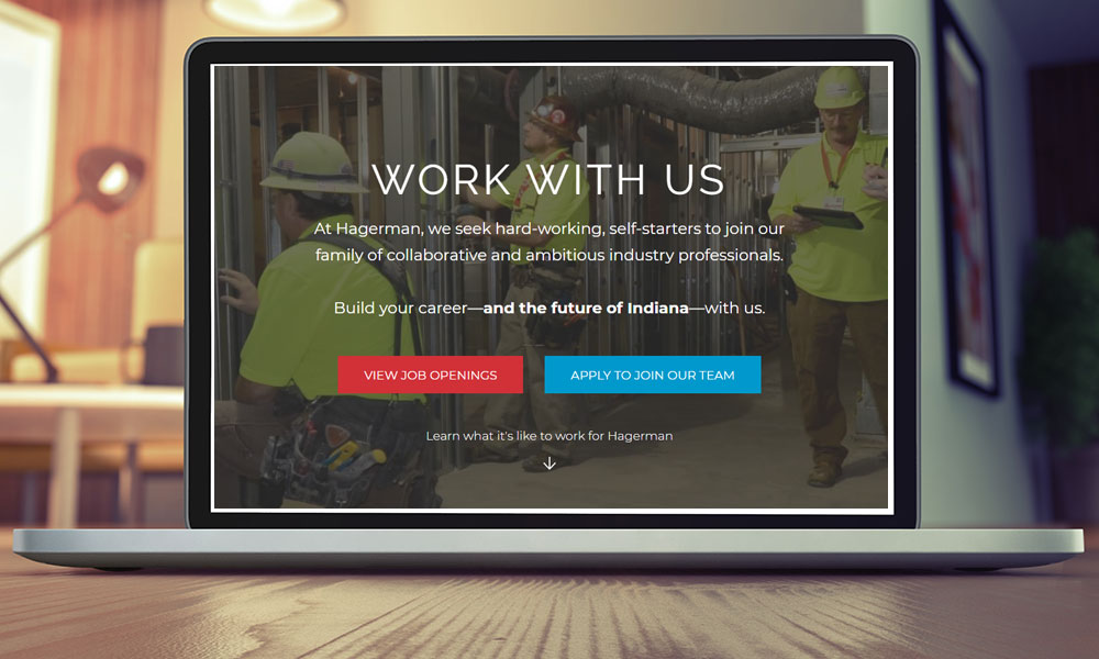 careers website page example