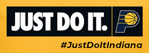 Nike and the Pacers join forces with a location hashtag that is an example of one of the best hashtags for social media