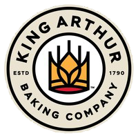 King Arthur’s digital-first logo features a bold wheat crown