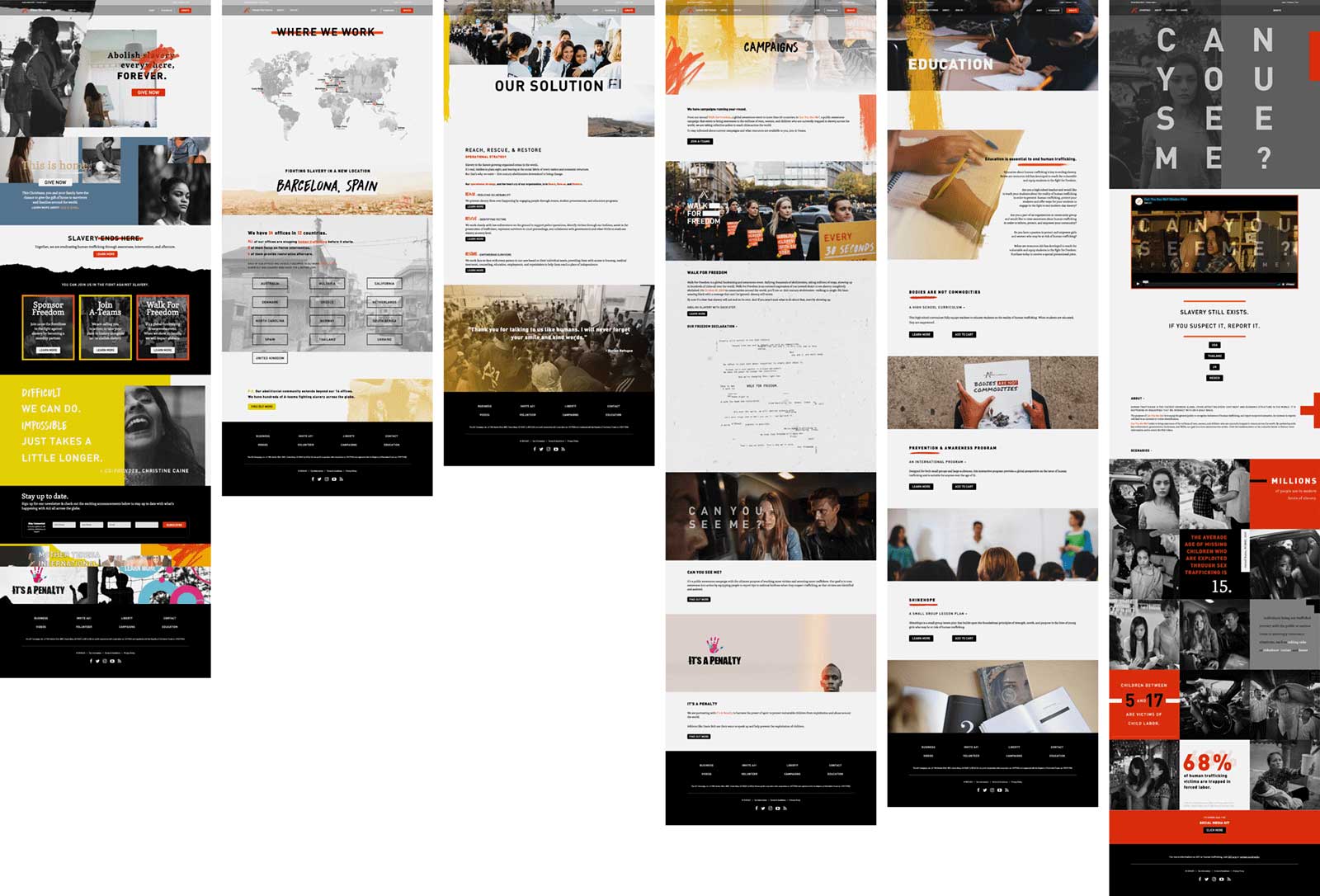 a21.org is a good website design example for its excellent optimization
